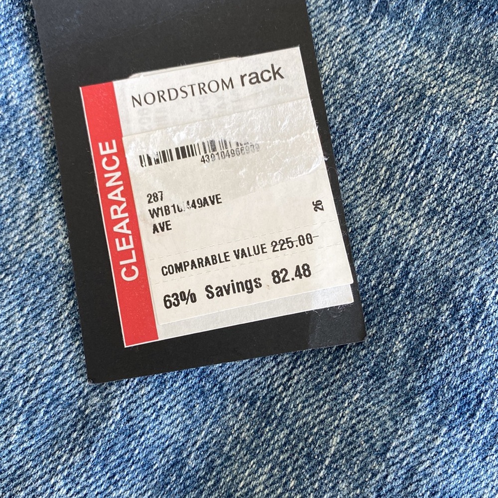 Rag & Bone short denim blue skirt NWT 26 - Picture 2 of 8